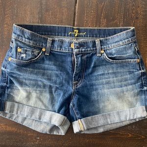 7 for all mankind Jean shorts 27